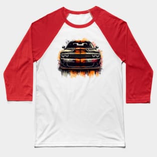 Dodge Challenger Baseball T-Shirt